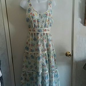 Floral summer dress by Candi Jones vintage